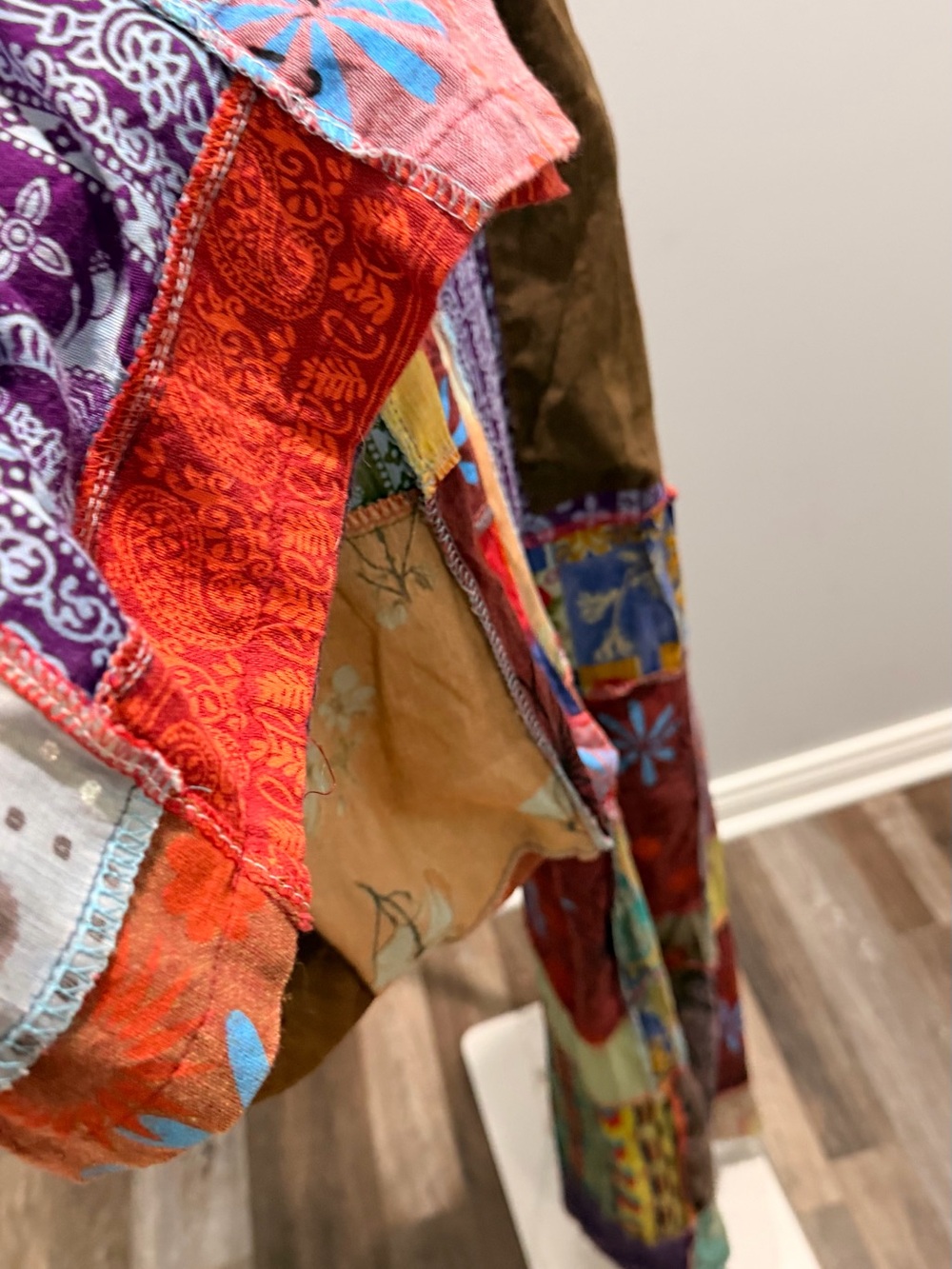 Bohemian Patchwork Overalls - Multicolor - Picture 3 of 4